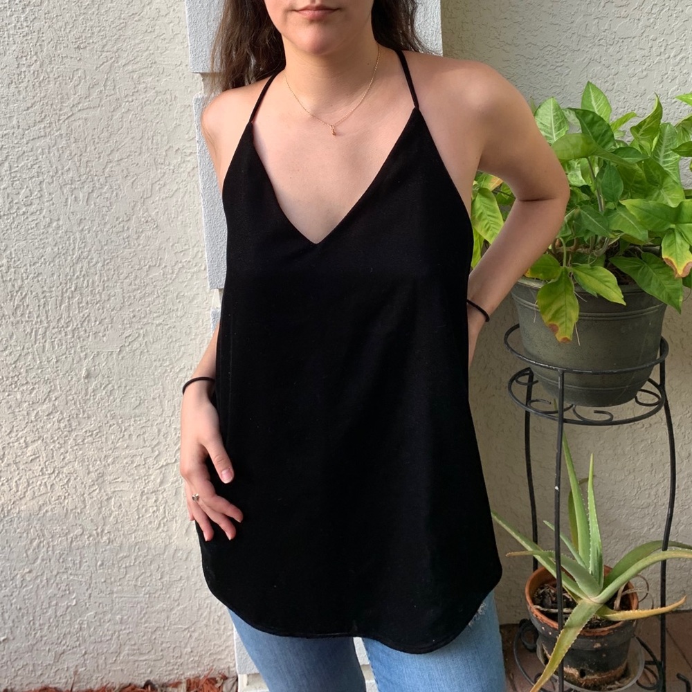 🖤NWT Black velvet LOFT blouse🖤
